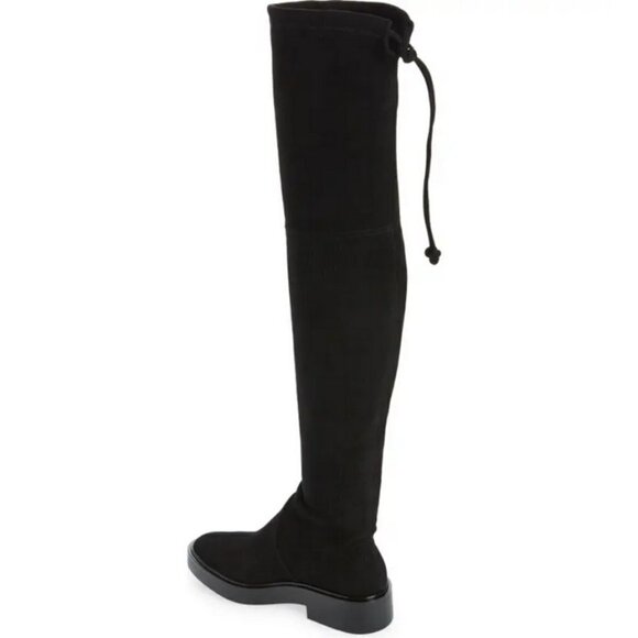 đź’•STUART WEITZMANđź’• Mara Over the Knee Boot ~ Black Suede 8.5 New Without Box - Picture 8 of 16
